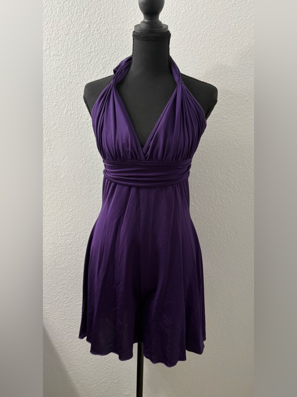 Halter Purple Dress